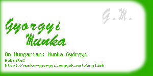 gyorgyi munka business card
