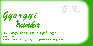 gyorgyi munka business card